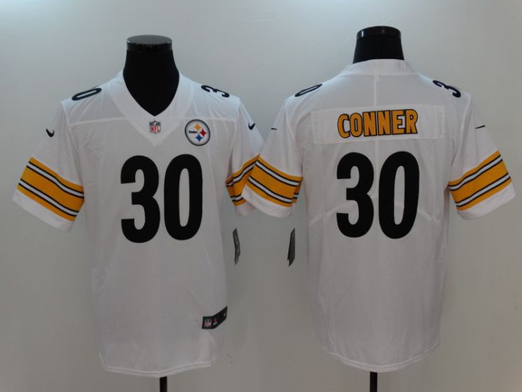 Men Pittsburgh Steelers 30 Conner White Nike Vapor Untouchable Limited NFL Jerseys